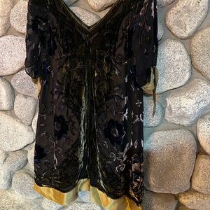 Short Velvet Drapey Hale Bob Los Angeles Dress